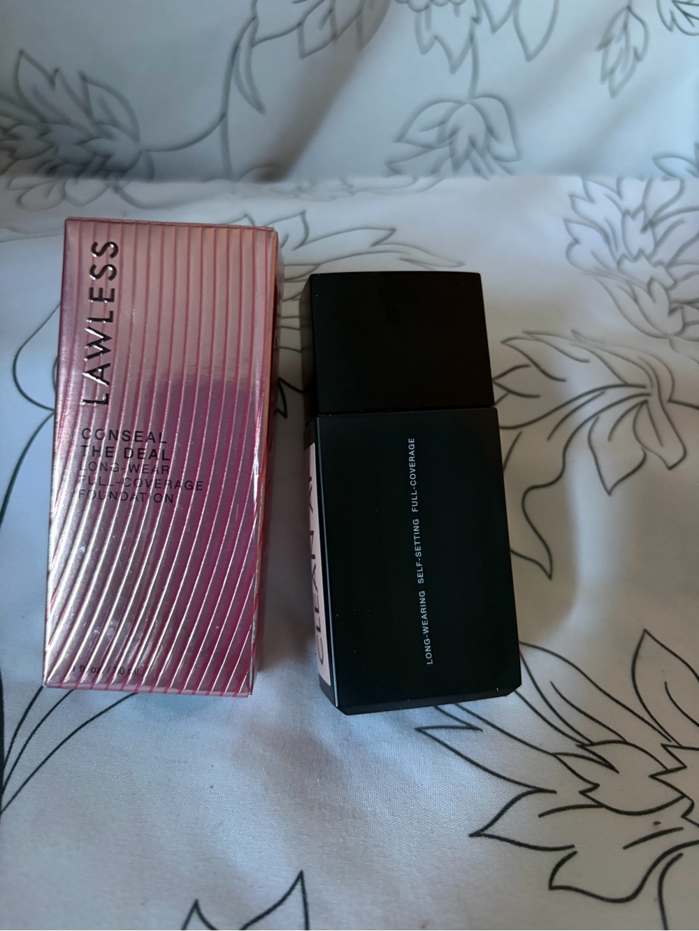 LAWLESS Foundation with Pink Metallic Box and Black Bottle